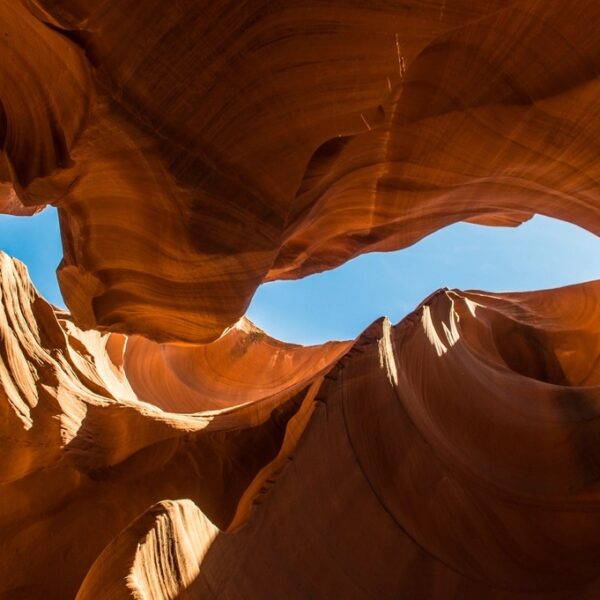 Antelope canyon rock formations