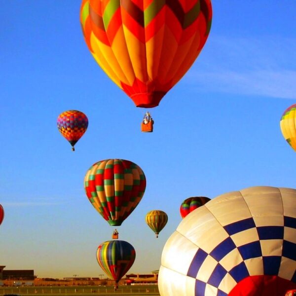 Hot air balloon sky photo
