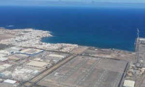 Aerial view of Arinaga (coastal town in Gran Canaria) - 8 August 2020 - 3x4 format