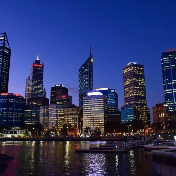Free city skyline Australia night